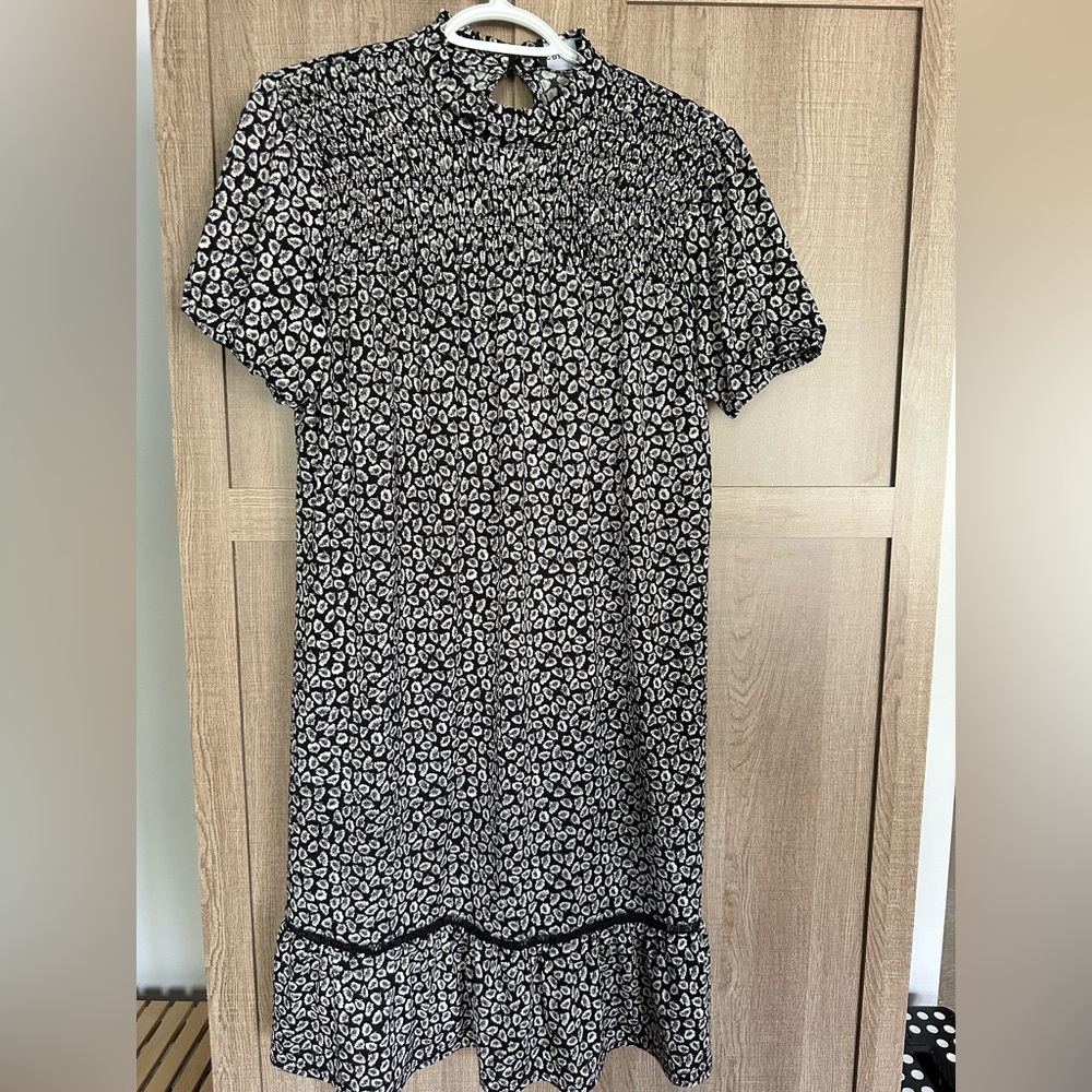 Spirit Black and white printed dress